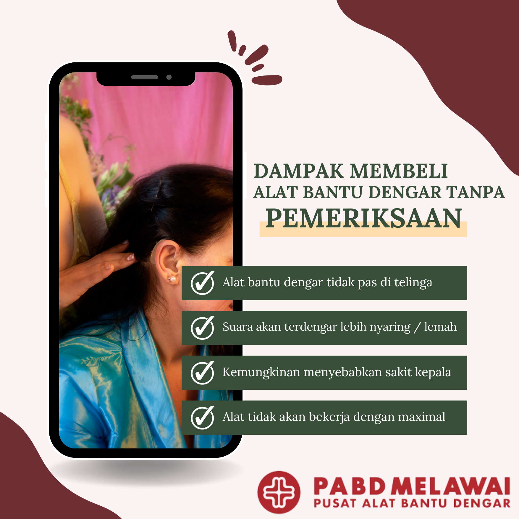 Jawab QnA Dampak Membeli ABD tanpa pemeriksaan pendengaran